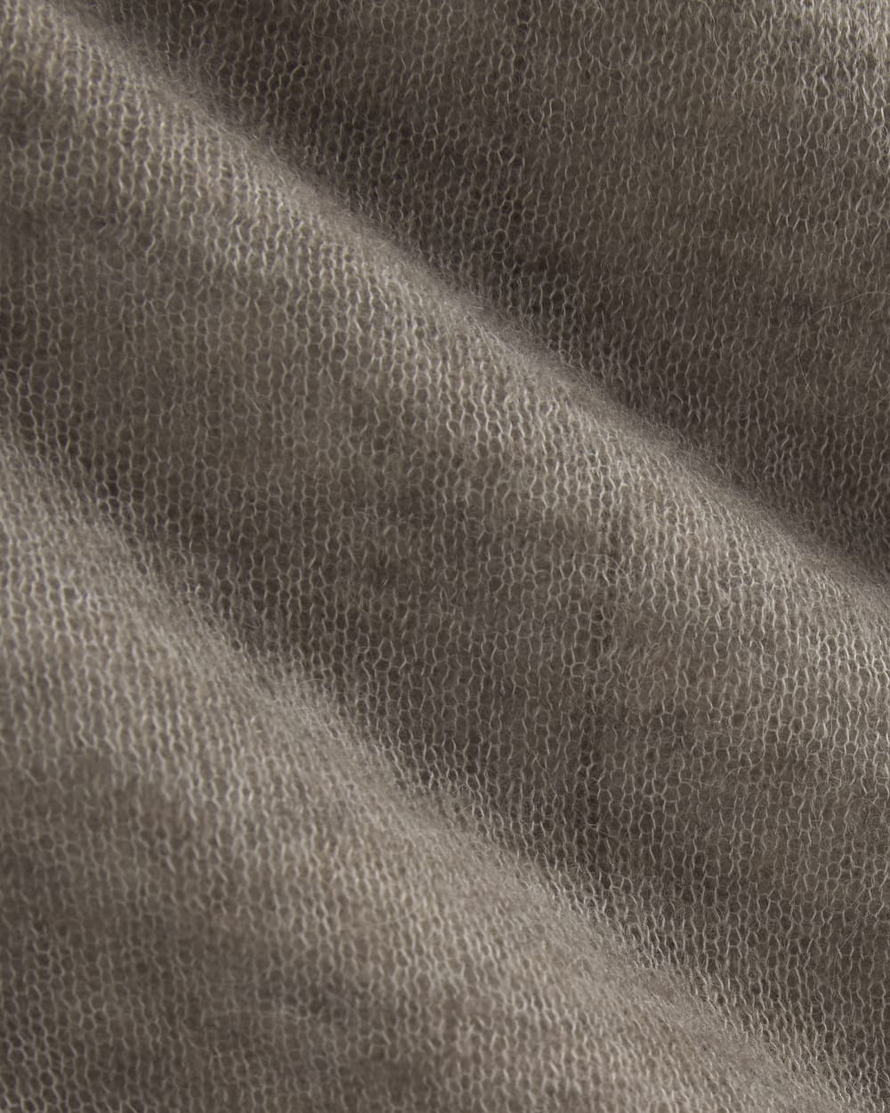 The Air Alpaca™ Relaxed Crew Top | Heathered Chocolate Chip
