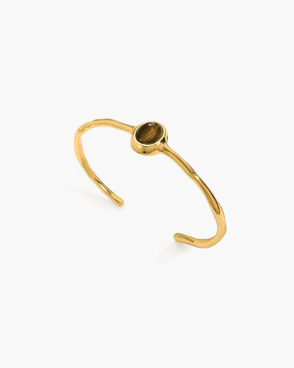 Tiger's Eye Aurora Bangle