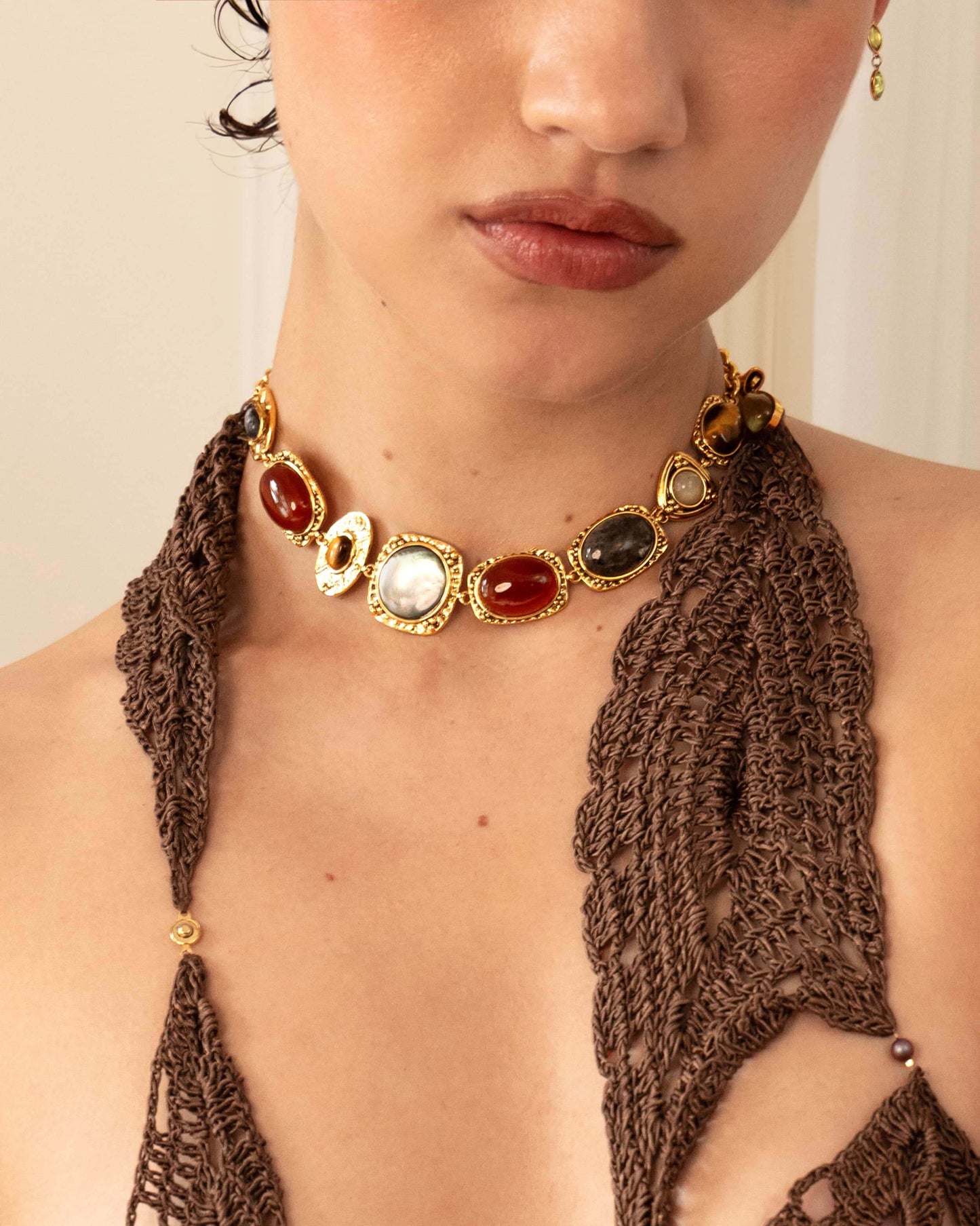 Athena Necklace in Gold