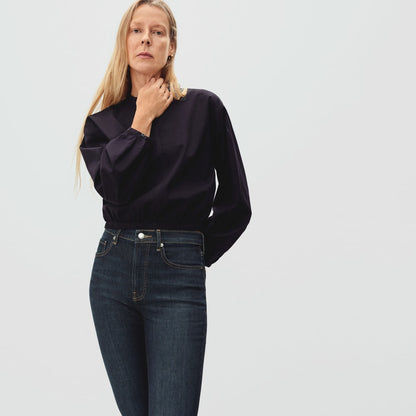 The Authentic Stretch High-Rise Skinny | Deep Indigo | 28.5" Inseam