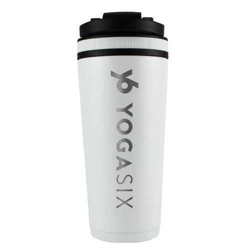 Yoga Six 26oz Ice Shaker - White