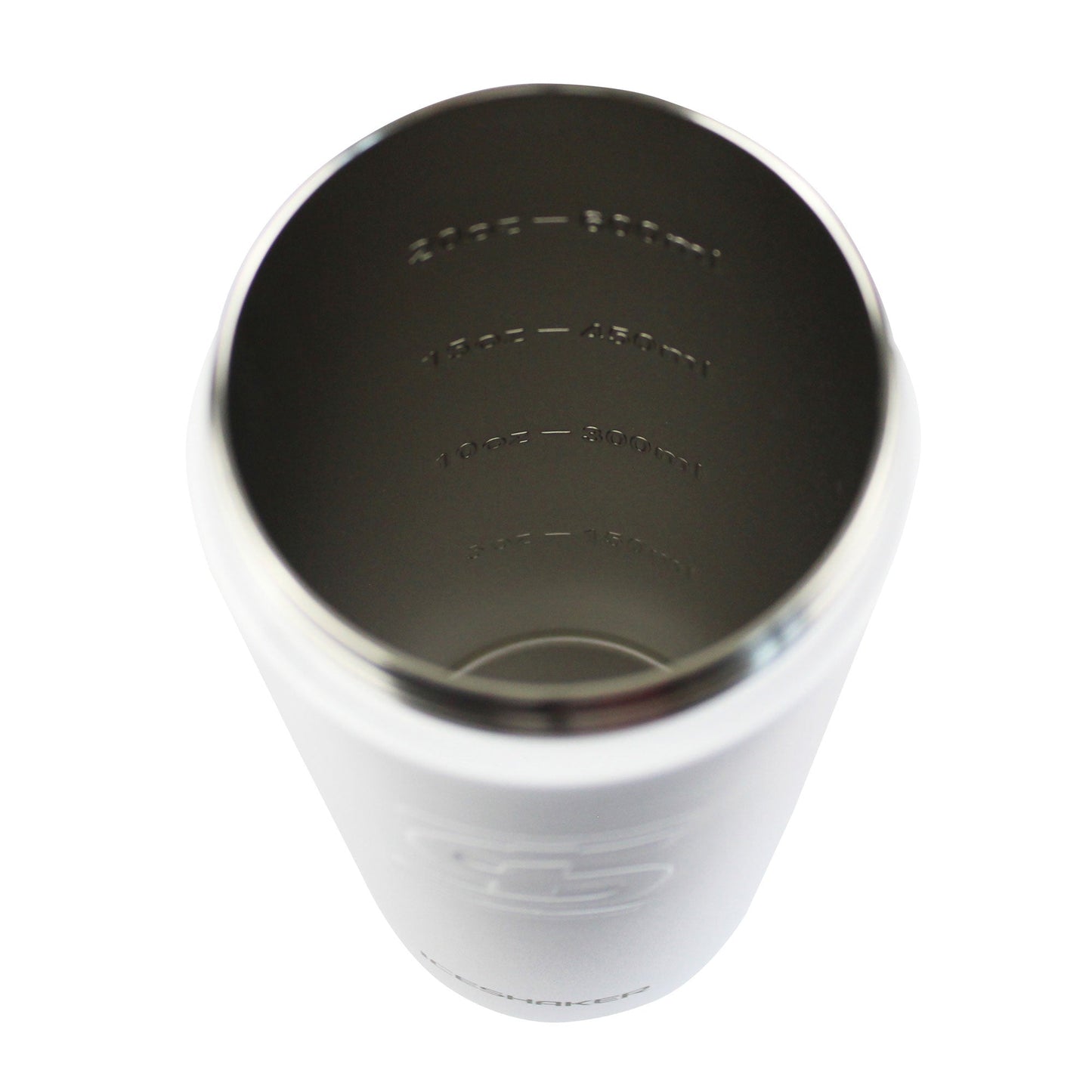 Yoga Six 26oz Ice Shaker - White