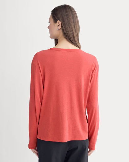 The Air Long-Sleeve Tee | Vintage Red