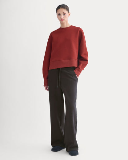 Luxe Fleece Sweatshirt | Merlot