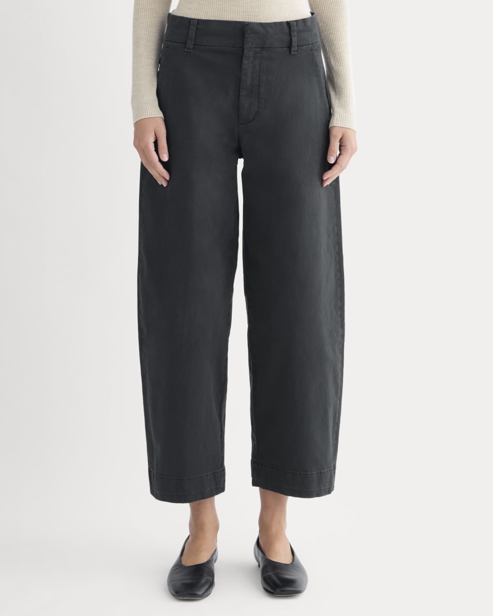 Cotton Twill Chino | Black