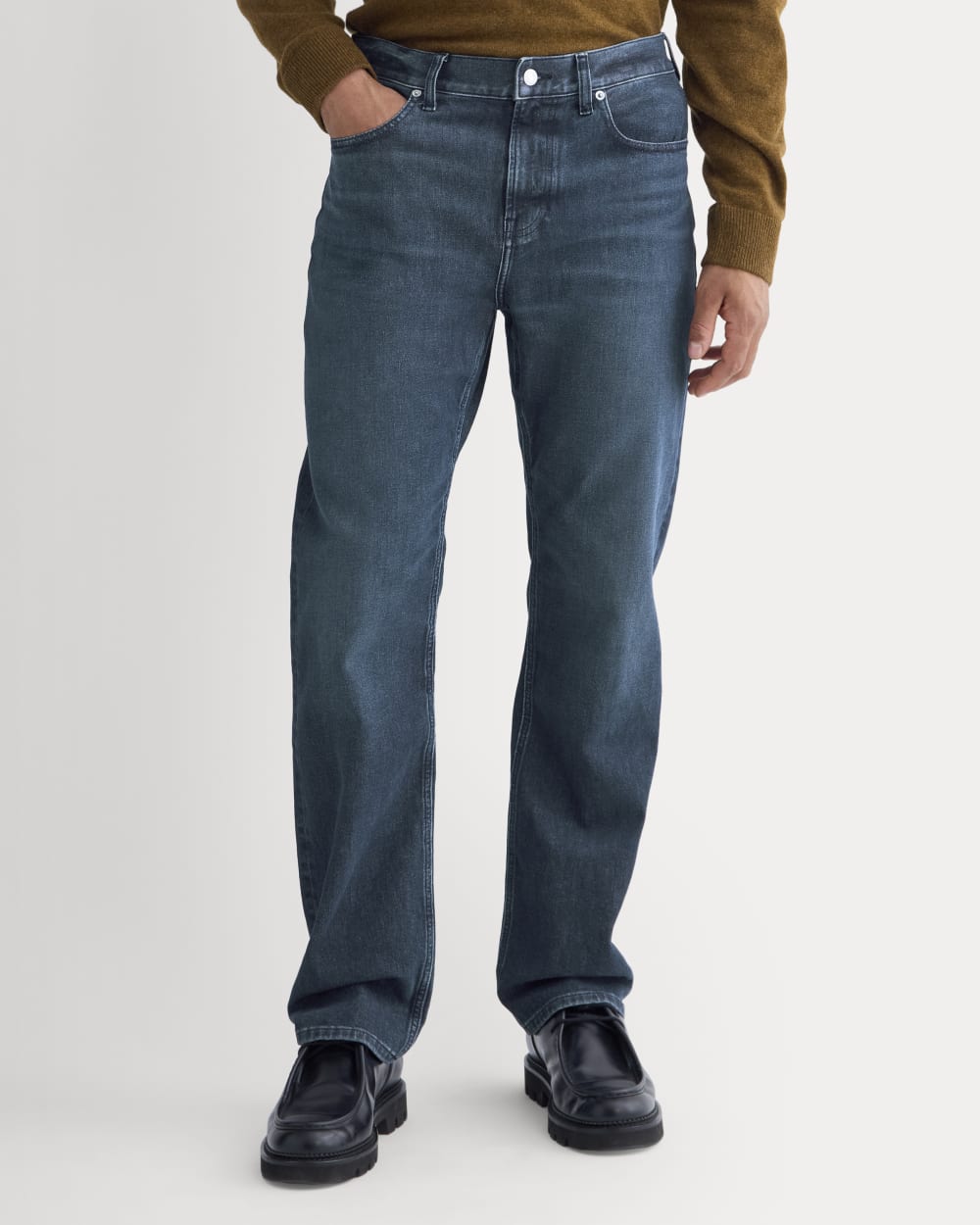 Straight-Leg Stretch Jean | Dark Indigo