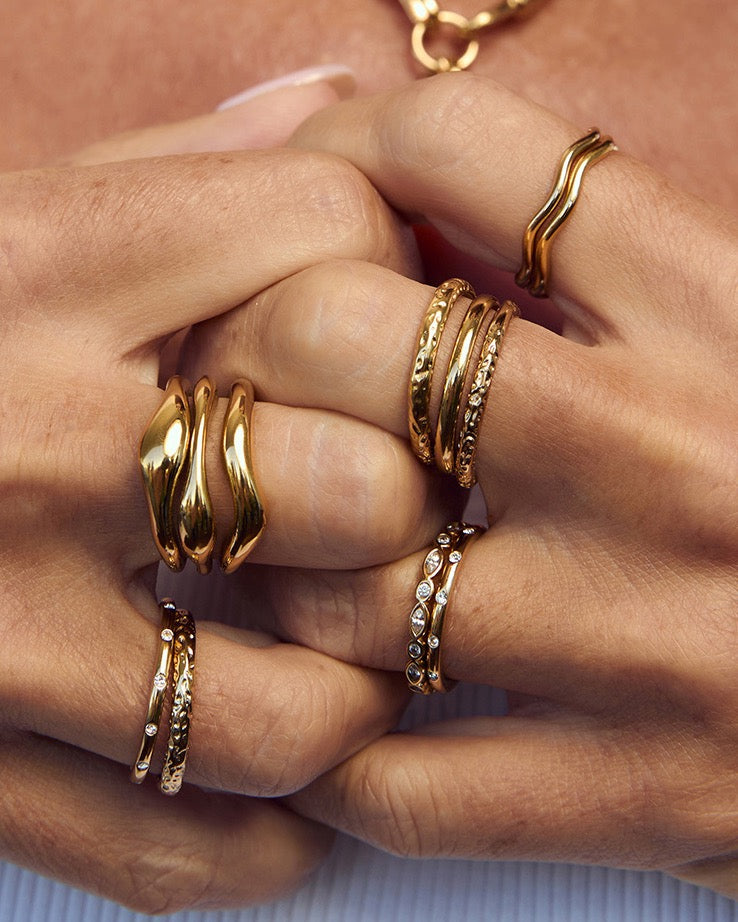 Isabel Gold Ring