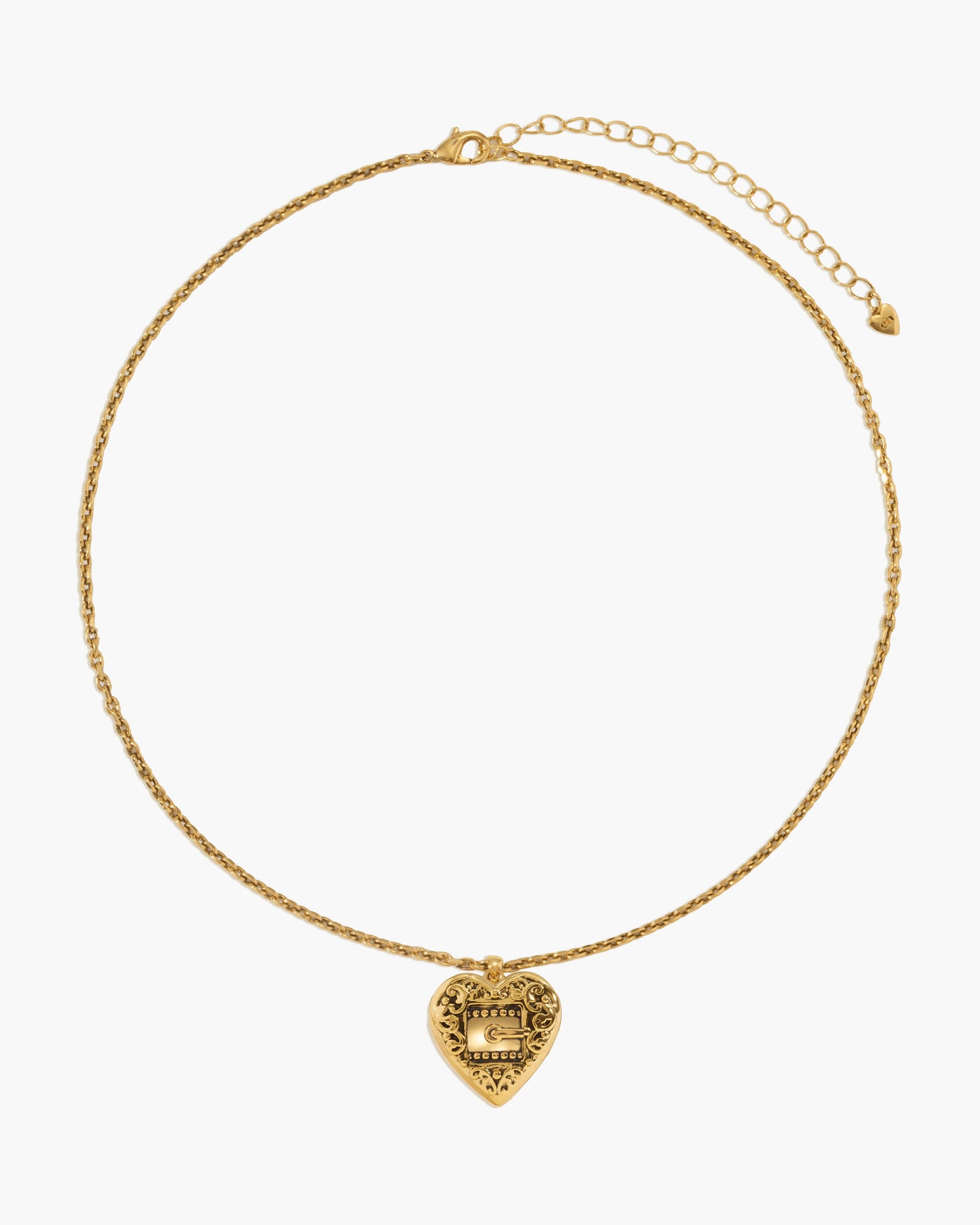 Belted Heart Necklace