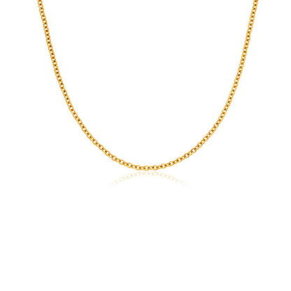 Written In The Stars Handwriting Tag Necklace (Gold)
