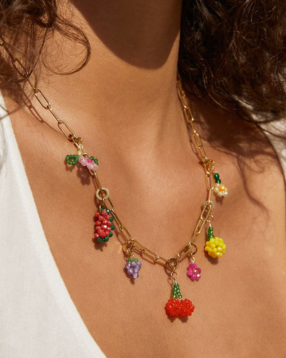Cherry Beaded Charm