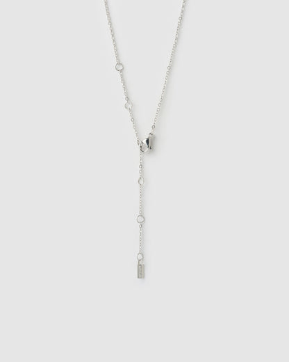 Mini Initial Silver Necklace