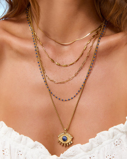 Peggy Necklace - Blueberry