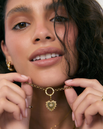Belle Heart Charm