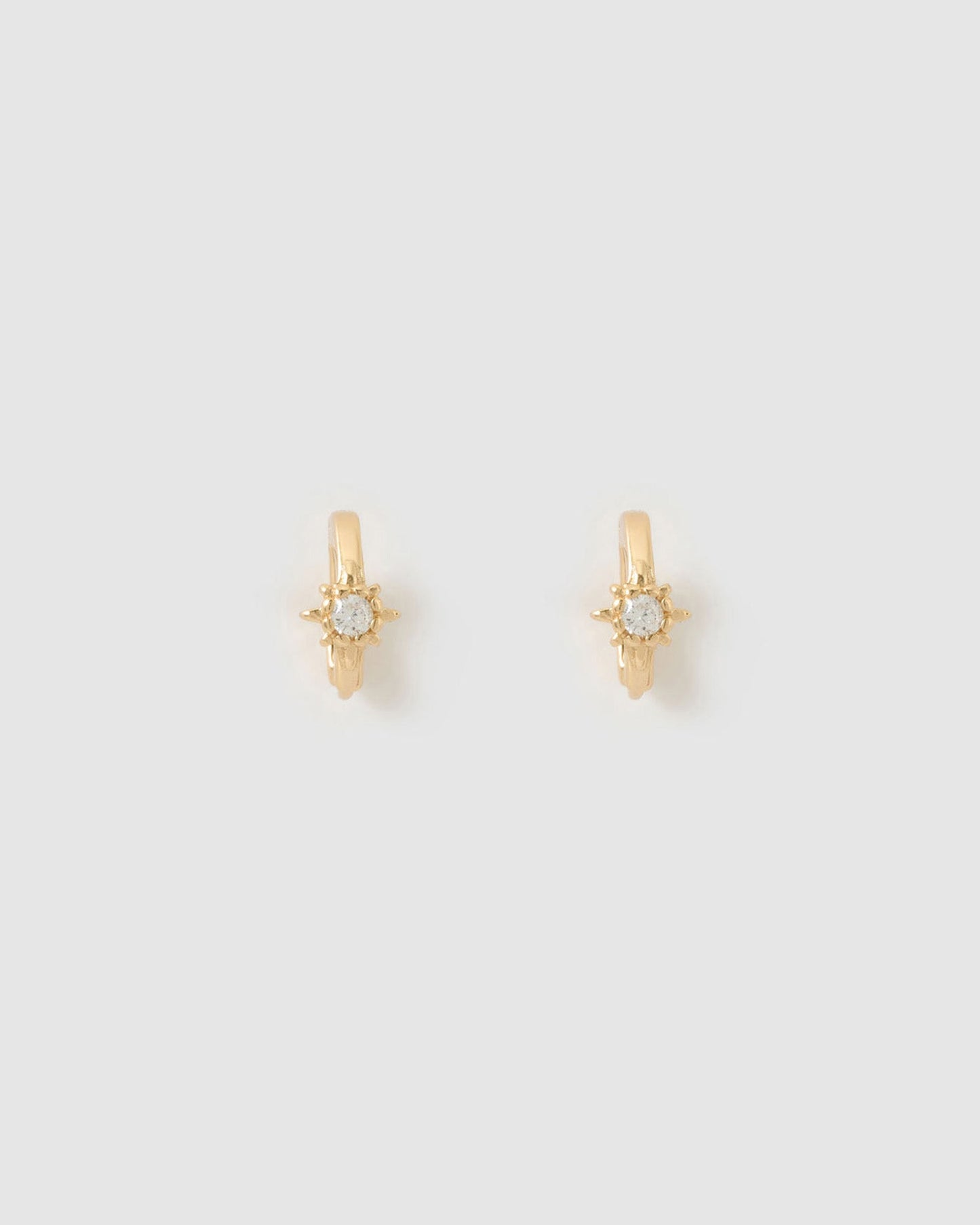 Nova Gold Huggie Earrings