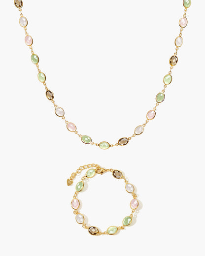 Whimsical Romance Stone Necklace