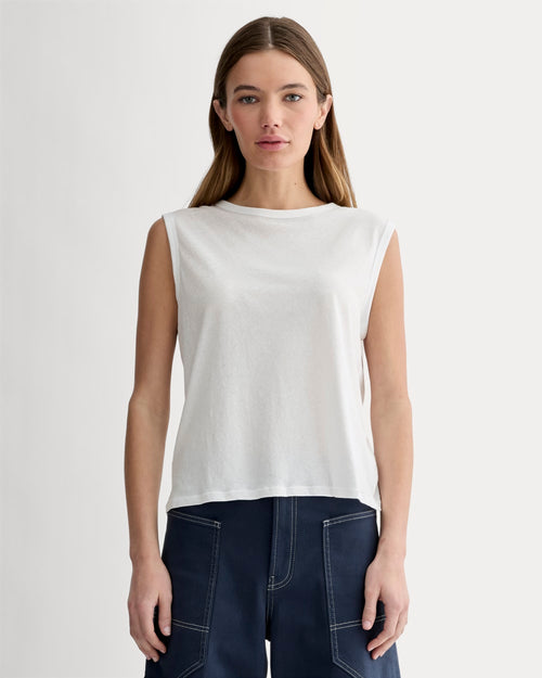 The Air Muscle Tank  | White