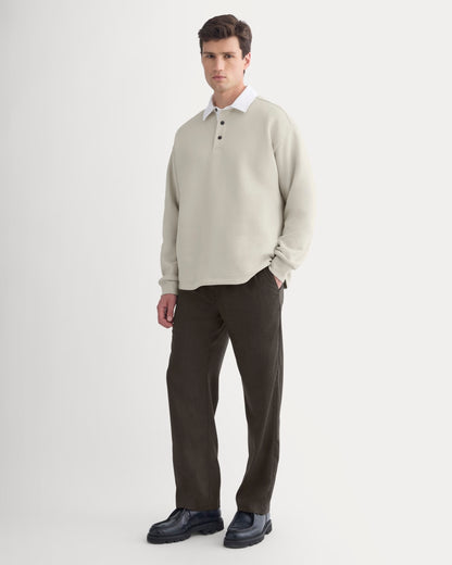 Luxe Fleece Rugby Polo | Peyote