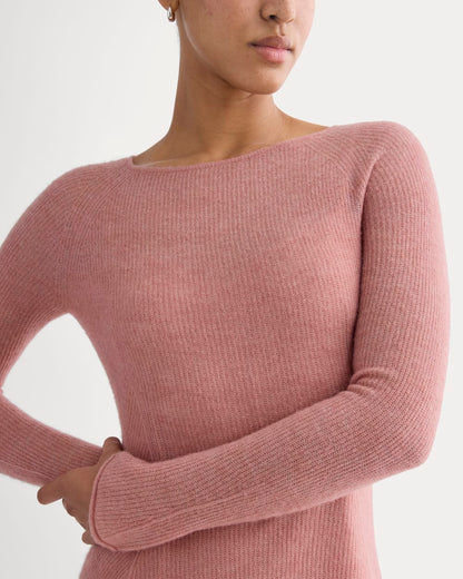 The Air Alpaca™ Sweater Dress | Rose Dust
