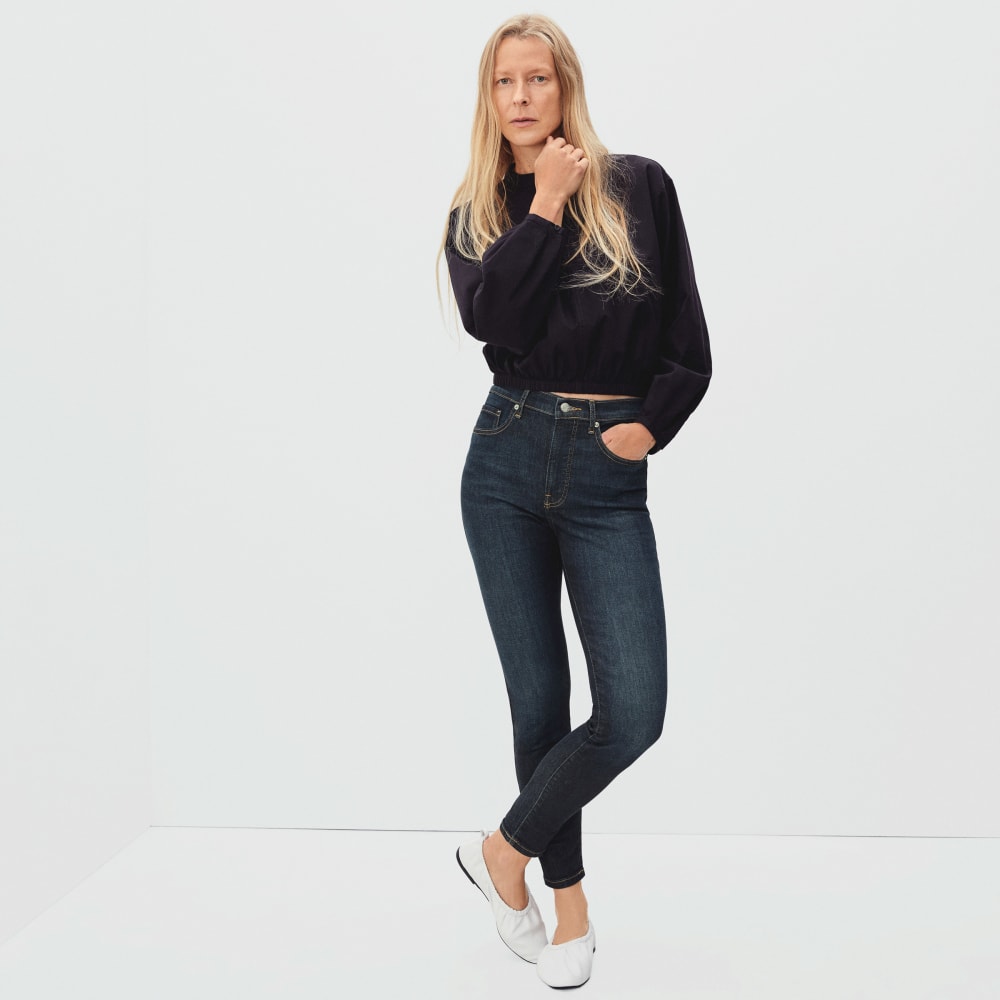 The Authentic Stretch High-Rise Skinny | Deep Indigo | 28.5" Inseam