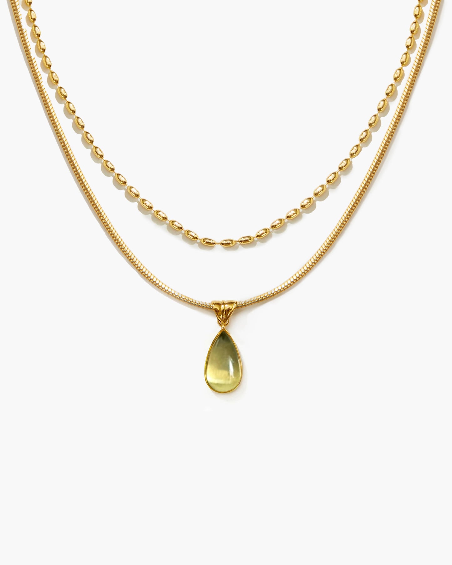Waterdrop Necklace in Marine Blue